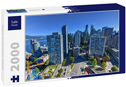 Lais Jigsaw Puzzle Skyline of Vancouver, Canada 2000 pieces