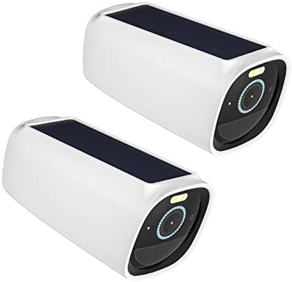 HOLACA Silicone Case Compatible with eufy Security S330 eufyCam 3, Waterproof, Soft, Lightweight, Durable Silicone Case for Eufy Cam 3 Outdoor Surveillance Camera (Pack of 2, Camera Not Included)