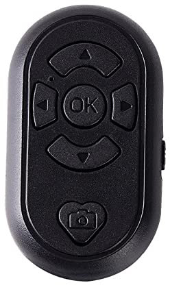 Mando a distancia para aplicación TikTok para girar páginas, tipo C, recargable, inalámbrico, para fotos, vídeos, selfies, control remoto Bluetooth, compatible con iPhone, iPad, Android, iOS (negro)