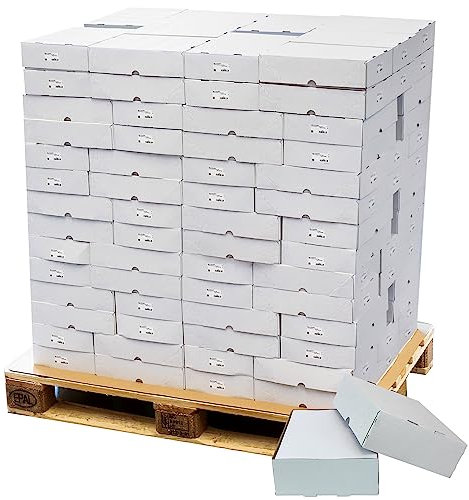 Labelident Laseretiketten selbstklebend auf DIN A4 Bogen - 210 x 297 mm - 70000 Versandetiketten auf Palette, DHL, Hermes, UPS, DPD, GLS, Fedex, matt Papier Laserdrucker Etiketten