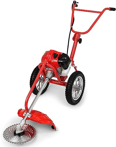 Walk-behind Gasoline Multifunctional Small Weeder 42.7cc Walk-behind Scarifier Home With 2 Stroke Engine Gas Powered Lawn Mower