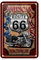 mrdeco Metall Schild 12x18cm gewölbt Americas Route 66 highway Schild