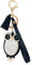 Molyorch 1 Stücke Schlüsselanhänger Strasssteine Eule, Eule Design Schlüsselanhänger, Eulen Keychain, für Frauen Schlüsselbund, Schlüsselring Dekoration, Dekorative Tasche (Schwarz)