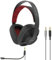 Koss GMR540A ISO Over-Ear Closed-Back Gaming Headphones, Detachable Boom Microphone, Ultra Lightweight and Durable Design, Black and Red