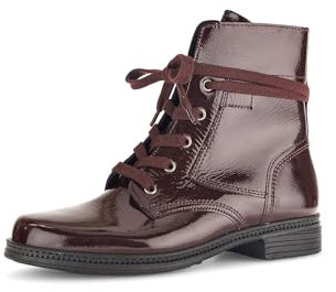 Gabor Damen Schnürstiefeletten, Frauen Stiefeletten,Best Fitting,Winterstiefeletten,warm,gefüttert,Boots,Bordeaux (schwarz),43 EU / 9 UK