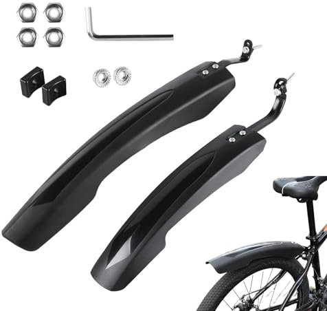 Eventerde -Kotflügel, Schutzblech für Fahrrad - Schutzblech für Fahrradreifen | Spritzschutz für Hinterreifen, Schutzbleche vorne/hinten, Schutzbleche für Kies, Regenschutz