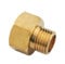 1PCS Male to Female Thread Brass Pipe Connectors Brass Coupler Adapter Threaded Fitting 1/8 1/4 3/8 1/2(3/8-3/8)