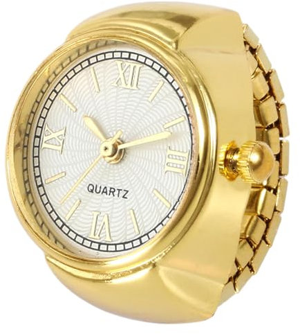 Generisch Watch Ring - Ring Clock for Women | Small Men Women Creative Watches, Fashion Accessory for Party Date Vacation Celebration