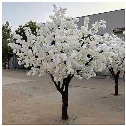 Árbol de cerezo artificial hecho a mano, flores falsas para una fácil instalación en casa, oficina, boda, decoración de Navidad