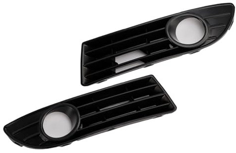 Artudatech Kühlergrill Frontstoßstange 2PCS Fog Light Cover Grille Fit for VW Polo 9N3 GTI 2005-2009
