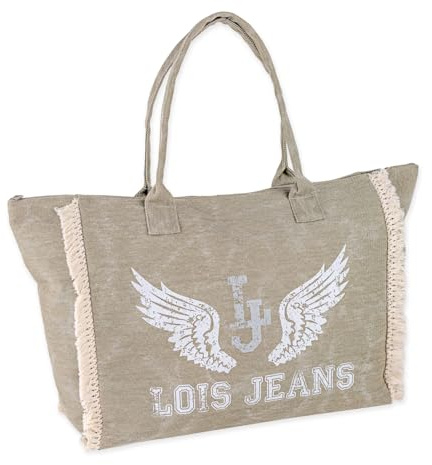 Lois - Bolsa De Playa Grande Estilo Veraniego Bolsa Playa Mujer Ideal para