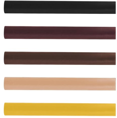 OUDQFCJ 5 Piezas Kit de Reparación de Laminado y Parquet, Reparador de Madera con Cera para Madera, Masilla Reparadora para Puertas de Madera, Mesas y Armarios