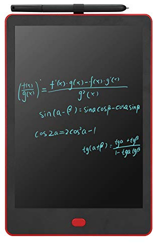 ZJchao LED LCD Drawing Tablet, Handwriting Writing Tablet with OTG Cable for 6.8x10.1in Double-Sided Painting Sketching No Software Needed Adjustable Brightness