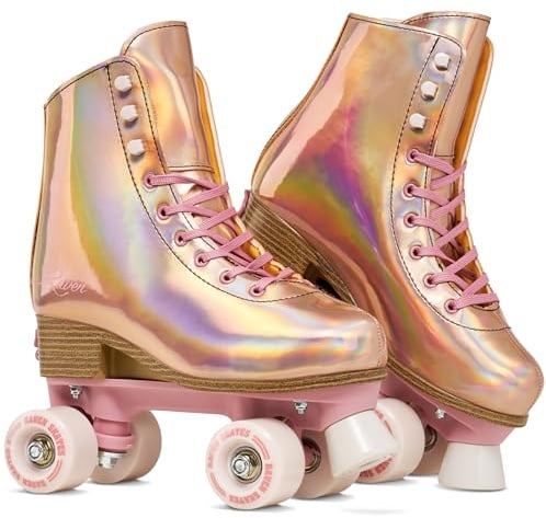 RAVEN Rollschuhe Roller Skates für Kinder Erwachsene Mädchen Damen verstellbar