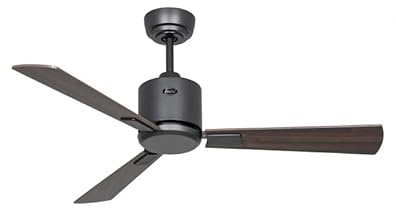CasaFan Deckenventilator ECO NEO III 103 BG-NB/KI 0-10 V Basaltgrauer Motor / wendbare Flügel Walnuss und Kirsche