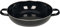 Riess, 0075-022, padella 24, senza coperchio in vetro, classico, colore nero, diametro 24 cm, altezza 5,6 cm, contenuto 1,80 litri, smaltato, nero, induzione