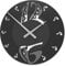 CalleaDesign - Wanduhr Ethnique, Schwarz