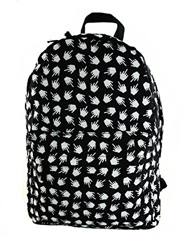 Retro Tasche Schultasche Canvas Schulrucksack Vintage Bag Backpack Pixel Fuck [005]