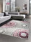 CARPETIA Designer Teppich Wohnzimmerteppich Ornamente barock pink lila grau Größe 80x150 cm
