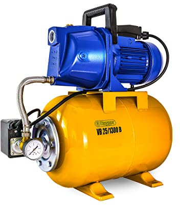 Elpumps Hauswasserwerk VB 25/800; 800 W, max. 3600 l/h Fördermenge, 4.0 bar Druck, 25 Liter Druckbehälter