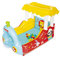 Bestway Fisher-Price aufblasbare Dampflok mit Bällebad inklusive 25 bunten Spielbällen, 132x94x89 cm, bunt
