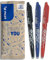 PILOT - FriXion Ball 0.7 Set - 3 Stück: Schwarz/Blau/Rot - Radierbare Tintenroller 0,4mm Strichstärke - Angenehme Schreibführung, Thermosensitive Tinte, Austauschbare Mine - Mittlere Spitze