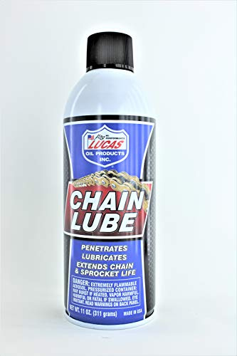 Lucas Oil 10393 Chain Lube Penetrant Aerosol - 11 oz, Pack 4