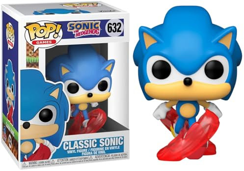 Funko Pop! Games 30th-Running Sonic The Hedgehog - Figura in Vinile da Collezione - Idea Regalo - Merchandising Ufficiale - Giocattoli per Bambini e Adulti - Video Games Fans
