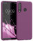 kwmobile Hülle kompatibel mit Huawei P30 Lite Hülle - weiches TPU Silikon Case - Cover geeignet für kabelloses Laden - Magenta Lila