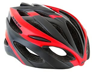 Massi Comp Helm, Sport,Radfahren, Schwarz/Rot, M/L