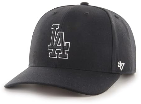 47 Los Angeles Dodgers MLB Cold Zone White Outline Most Value P. DP Black Adjustable Snapback Cap