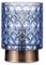 Pauleen 48242 Chic Glamour mobile Tischleuchte Glas Tischlampe Timerfunktion 6H Batterie Glaslampe ohne Kabel Blau/Messing