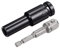 sourcing map 1/2 Drive Socket Accessory Set, 10mm Deep 6-Point Impact Socket 3 Length and 1/4 Hex Shank Adapter