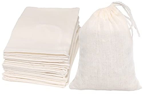 Limko Cotton Bags Muslin Bags Sachet Bag for Home Supplies (3x4 Inch 10 Pack)