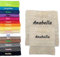 Pet-Jos 2er Pack Personalisiertes Handtuch und Badetuch mit Namen Schön gestickter Name Handbadetuch 100 % Baumwollhandtuch 50 x cm + 140 70 Personalized Custom Towel with (Hell beige)