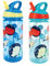 Nuby Borraccia super flip anti-fuoriuscite, per bambini, 540 ml, maniglia per il trasporto, flusso libero, lavabile in lavastoviglie, sterilizzatore, bicchiere adatto per bambini dai 18 mesi in su