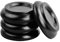 4 Stk Klavieruntersetzer, Möbel Beinpolster Klavierfuß Pads aus Hartholz, Piano Caster Cups Pads, Bodenschoner mit Schaumstoff-Stoßdämpfer für Aufrechte Klaviere, Teppiche- & Bodenschutz (Schwarz)