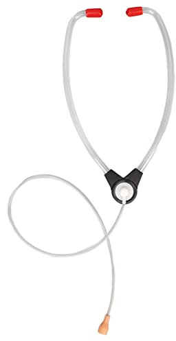 Ohrbügel Ohr Bügel Stethoskop, Hörgerät Stethoskop Professioneller Hörtest mit Roter Lautstärke Geräuscherkennung Binaurales Stethoskop, Schall Geräusch Erkennung Zubehör