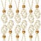 Airssory 10 Pcs Crystal Cage Necklace Holder Adjustable Necklace Cord Empty Stone Holder Charm Stone Holder Replacement Hand-Woven Necklace Cord
