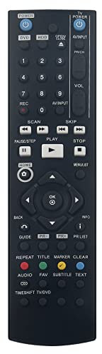 AKB72373701 VINABTY Telecomando infrarosso per LG RHT498H RHT499H HDD DVD Recorder RHT497H