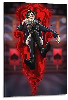 VZRSQZK Black Clover Anime Manga Vanica Poster, dekoratives Gemälde, Leinwand, Wandposter und Kunstdruck, modernes Familienschlafzimmer-Dekor-Poster, 50 x 75 cm