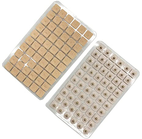 Akupunktur Ohrsamen, Magnetische Akupressur Ohrperlen, 600Pcs Magnetische Akupressur Ohr Punkt Patches Magnetische Akupressur Ohr Perlen zählt Pellets für Ohr Akupunktur Punkt Massage