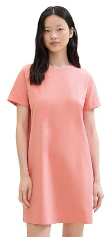 Tom Tailor Denim Damen 1042419 Basic Mini T-Shirt-Kleid (1er Pack)