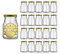 Espirito Rebelde 20 Pots de Conservation en Verre 370 ml avec Couvercle | Bocaux Alimentaire pour Sauce Tomate, Confiture, Miel