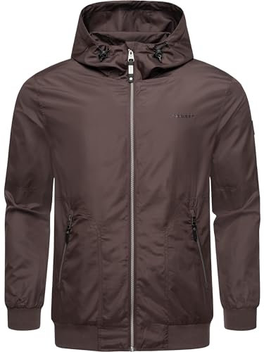 Ragwear Herren Übergangsjacke Stewie II, ultraleicht, große Kapuze