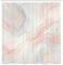 ABAKUHAUS Rose Rideau de Douche, Composition d'impression Marbrée Classique Formée De Lignes, Material Resistente al Agua Durable Estampa Digital, 175 cm x 180 cm, Blush Bleu Cadet Pâle