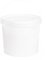 Garronda Seau avec Couvercle 5 L pour Le Stockage de Produits Alimentaires et Chimiques 1 Pièce Blanc GD-0071
