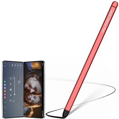 BaiFu Samsung Galaxy Z Fold6 S Stift, Farbe s Stift, Z Fold 6 Dünner Stift, Stylus Stift für Samsung Tab A9+/ 23 Ultra Tablet, Amazon Kindle/Chromebook-Rot