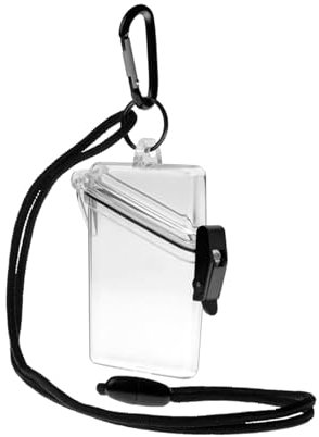 Baoblaze Wasserdichte Hülle für Ausweishalter, wasserdichte Hülle, Ausweishalter, stabile, durchsichtige Sporthülle für Kreditkarten, Schlüssel, Schwimmen,