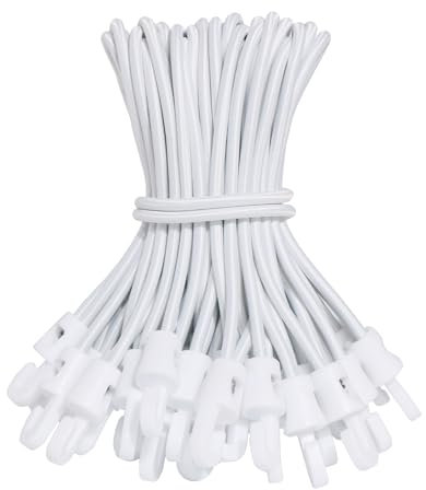 JunGG Spanngummi mit Haken 12 Stück, Expander mit Haken 15 cm, Planenspanner Gummispanner mit Haken für Planenbefestigung Zelt Camping